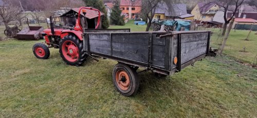 Vlečka za traktor-dvoukolka 6  